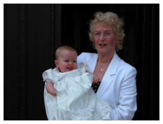 With Helen's mum