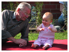 With granddad
