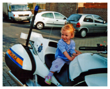 On Police bike