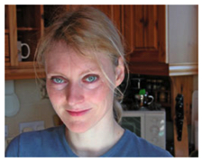 In kitchen