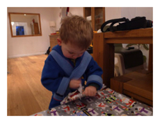 Xmas morning unwrapping