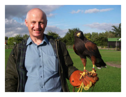 Bob with Harris Hawk