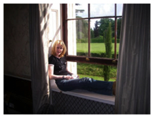 Helen in window