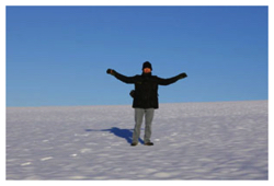 Bob in snow