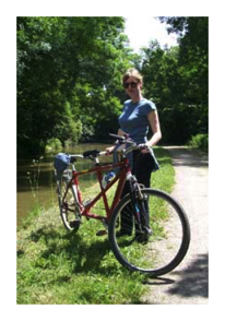 Helen with tandem