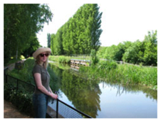 Helen by mill stream